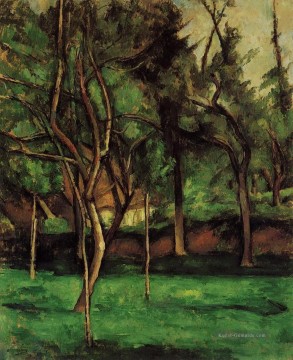 Orchard Paul Cezanne Wald Ölgemälde